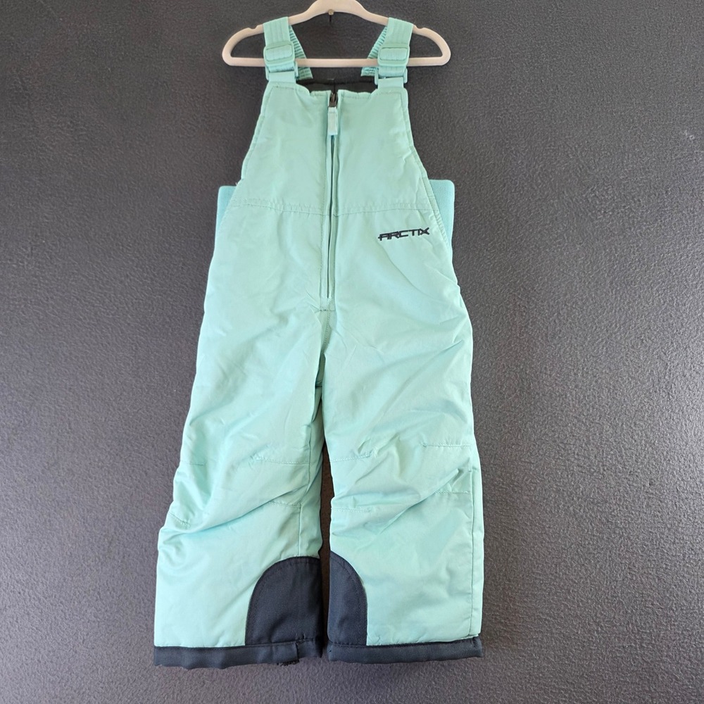 Arctix Toddler Insulated Snow Bib Overalls Aqua Mint Blue 2T Unisex Boys Girls